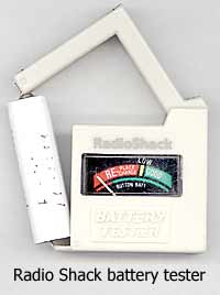 Tester is essential gear no matter what kind of batteries you run. Tester is essential gear no matter what kind of batteries you run.
