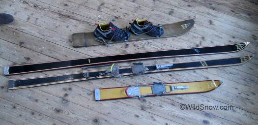 Winkler skis and the board.