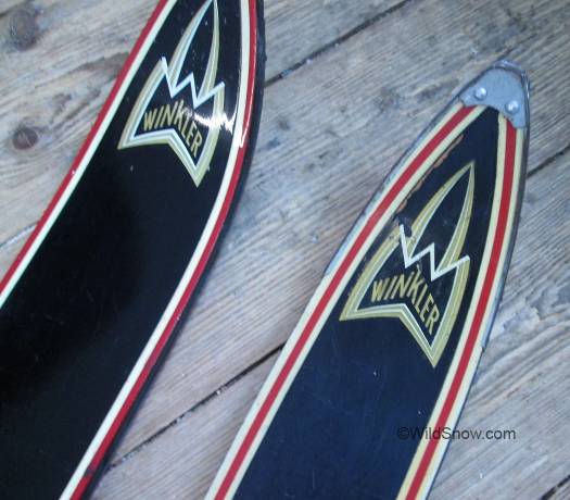 Winkler stopped making skis around 1967; these are some of the last.