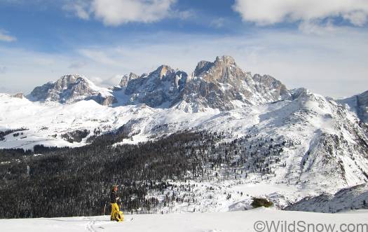 Sandro De Zolt – La Sportiva tester and ski boots developer, he grew up just across the valley in a house we could see from here. Sandro De Zolt – La Sportiva tester and ski boots developer, he grew up just across the valley in a house we could see from here.