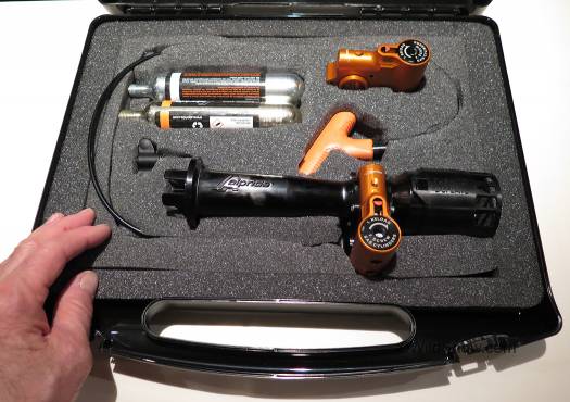 Marc carries around his demo plumbing in a foam hardcase like a top secret weapon system or something. Marc carries around his demo plumbing in a foam hardcase like he's transporting jewelry or a top secret weapon system.