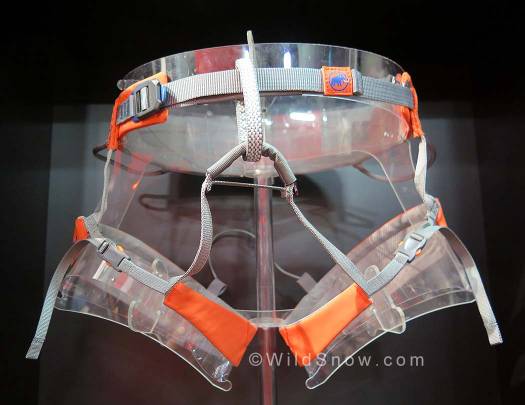 Mammut will come out with a new lightweight alpine/glacier travel harness with many great looking features including an auto double-backing waist buckle. Weighs right around 8 oz. Available Fall 2015. Mammut will come out with a new lightweight alpine/glacier travel harness with many great looking features including an auto double-backing waist buckle. Weighs right around 8 oz. Available Fall 2015.