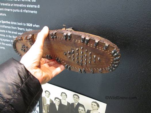 Before rubber soles were made for mountain boots, you had either slick leather or hobnails. The choice was obvious but hut floors suffered. Before rubber soles were made for mountain boots, you had either slick leather or hobnails. The choice was obvious but hut floors suffered.