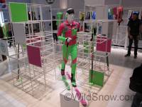 When it comes to colors, life can be boring in the U.S., but check out what was front and center at the Dynafit booth! When it comes to colors, life can be boring in the U.S., but check out what was front and center at the Dynafit booth!