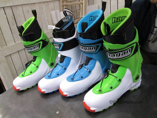 Hagan now has a boot line made by Roxa in Italy. It's a basic boot that I'm assuming will be competitively priced. Uses Dynafit certified tech inserts; overall the real deal and worth looking at. Hagan now has a boot line made by Roxa in Italy. It's a basic boot that I'm assuming will be competitively priced. Uses Dynafit certified tech inserts; overall the real deal and worth looking at.