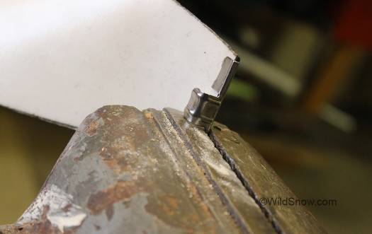 A firm grinch with the vise gave the best install. Tapping with hammer didn't seem to fully seat the jaws. A firm grinch with the vise gave the best install. Tapping with hammer didn't seem to fully seat the jaws.