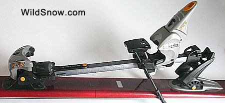 Typical Fritschi Diamir frame binding. Typical Fritschi Diamir frame binding.