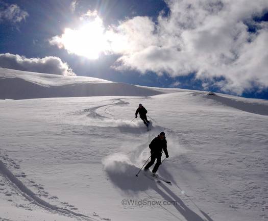 Sandro made some ski shots of me actually skiing in the Dolomite. II did a little Pshop on it so I had a ski partner. Sandro made some ski shots of me actually skiing in the Dolomite. II did a little Pshop on it so I had a ski partner.