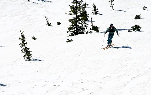 Boone skiing. Boone skiing.
