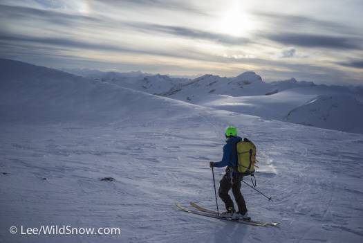 We took Lou Dawson’s ‘Wild Snow’ suggestion and skied up Mount Gordon for sunset. Though not very challenging, this has got to be one the most beautiful places I have ever skied. We took Lou Dawson’s ‘Wild Snow’ suggestion and skied up Mount Gordon for sunset. Though not very challenging, this has got to be one the most beautiful places I have ever skied.