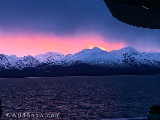 IThe edge of Glacier Bay from the ferry. With more weather moving in, it was quickly confirmed that we were fortunate to have been able to leave. The edge of Glacier Bay from the ferry. With more weather moving in, it was quickly confirmed that we were fortunate to have been able to leave.