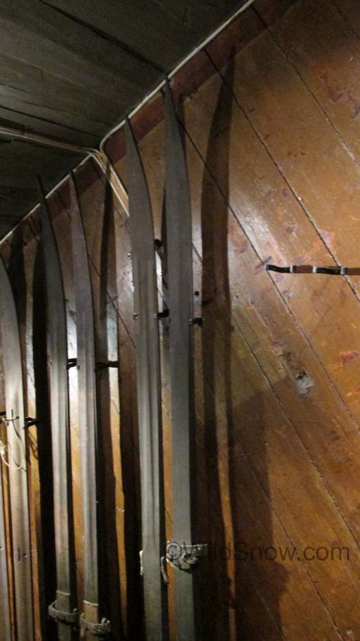 This is the type of ski used by Nansen and companions for Arctic trekking, somewhat narrow and good for gliding on low angled terrain with wind blasted or otherwise compacted snow. This is the type of ski used by Nansen and companions for Arctic trekking, somewhat narrow and good for gliding on low angled terrain with wind blasted or otherwise compacted snow.