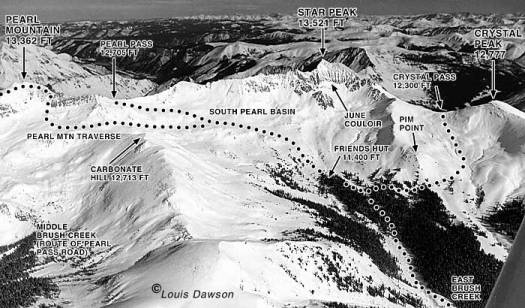 Aerial photo, Friends Hut environs, sample from guidebook. Aerial photo, Friends Hut environs, sample from guidebook.
