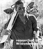 10th Mountain trooper Ralph Ball hiking into Aspen during 1944 traverse. 10th Mountain trooper Ralph Ball hiking into Aspen during 1944 traverse.