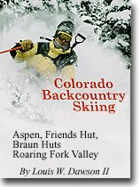 Cover, Dawson's Guide Colorado Backcountry Skiing Cover, Dawson's Guide Colorado Backcountry Skiing