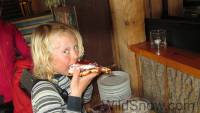 This Norwegian kid was already very nationalistic in his dining habits. That's a waffle. Everywhere you go they make waffles. You slather with goodies and munch down. This Norwegian kid was already very nationalistic in his dining habits. That's a waffle. Everywhere you go they make waffles. You slather with goodies and munch down.