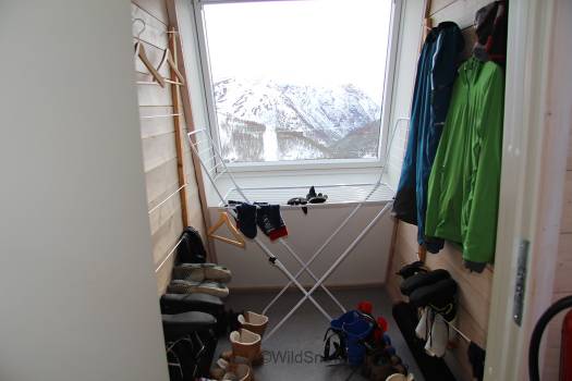 A clothing and boot drying room is located at the end of the room hall. A clothing and boot drying room is located at the end of the room hall.