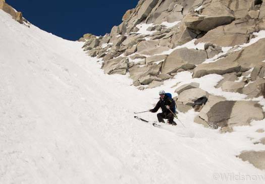 Steep fun corn skiing in the Alaska range. I could do this forever. Steep fun corn skiing in the Alaska range. I could do this forever.