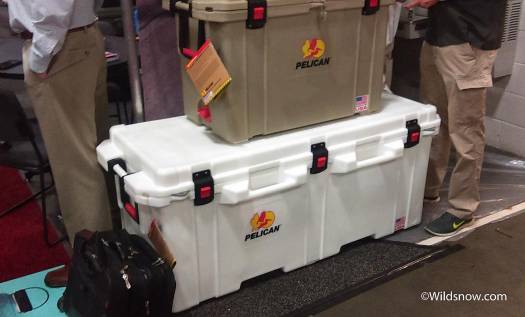GiantCooler High-end coolers are an interesting trend that seems to be blowing up. Yeti started the idea, but some other companies are getting in the fray, notably Pelican, well known for their ultra-burly hard cases. This one is GIGANTIC! I could easily fit inside.