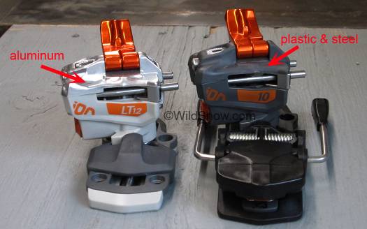 Last season ION had the confidence inspiring aluminum heel unit top plate, which will remain on LT12, but the 10-12 models will have a molded plastic and steel top plate. Last season ION had the confidence-inspiring aluminum heel unit top plate, which will remain on LT12, but the 10-12 models will have a molded plastic and steel top plate.