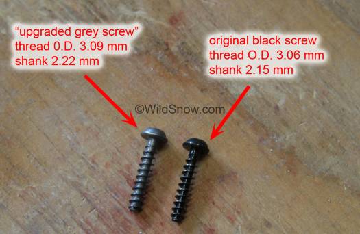 To be clear, check out the screws in all their naked glory.