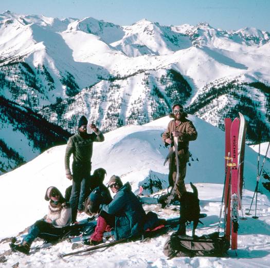 Tim Lane and friends near Velocity Peak, Silverton, Colorado. Tim Lane and friends near Velocity Peak, Silverton, Colorado.