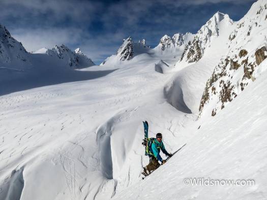 Fitwell Backcountry boots in their element in Glacier Bay National Park. Here, they are combined with the Billygoat Ascent Plates--a useful combo for the firm snow on this side of the ridge. Fear not, powder awaited us on the other side! Fitwell Backcountry boots in their element in Glacier Bay National Park. Here, they are combined with the Billygoat Ascent Plates--a useful combo for the firm snow on this side of the ridge. Fear not, powder awaited us on the other side!