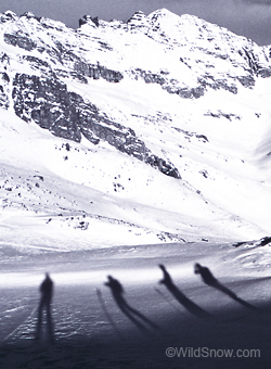 Do these skiers have a mantra? Do these skiers have a mantra?