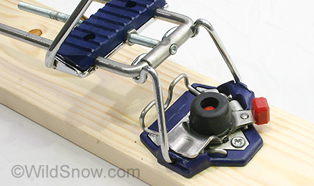 Heel latch and lift mechanism. Heel latch and lift mechanism.