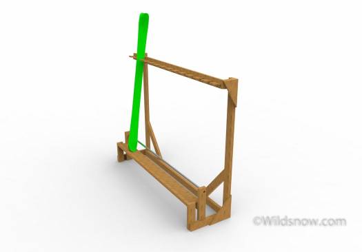 WildsnowEdit (1 of 1) Completely unecessary, but kinda fun. I made a quick solidworks model of the rack. Those are 190cm skis for reference.