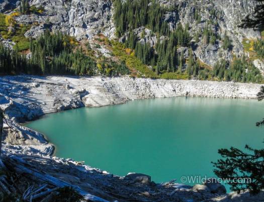 WildsnowEdit (11 of 12) Our dry winter and summer has made Upper Snow Lake unbelievably low. It's probably about 100 feet below normal.