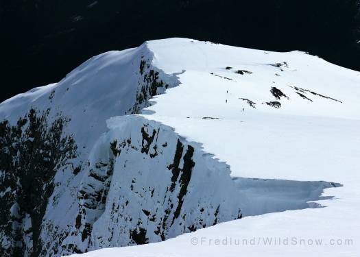 Steve Romeo, Scott Fennell and Ben Starkey ascend the French Ridge, Oct. 2010. Steve Romeo, Scott Fennell and Ben Starkey ascend the French Ridge, Oct. 2010.