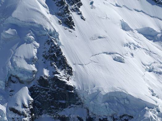 Can you spot the skiers?  South Face of Mt. Darwin.  Click image to enlarge.  Photo:  Beau Fredlund.