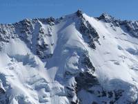 Another perspective of the crew and their route on Mt. Darwin. Noah ended up skiing the route with one boot in walk mode! Never a dull moment in New Zealand. Photo: Beau Fredlund Another perspective of the crew and their route on Mt. Darwin. Noah ended up skiing the route with one boot in walk mode! Never a dull moment in New Zealand. Photo: Beau Fredlund