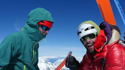 Adam and Billy on Mt. Cook summit.