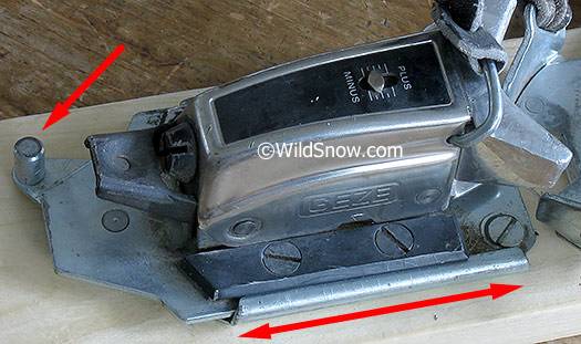 Heel unit detail shown above. Heel unit detail shown above.