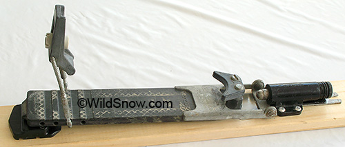 Complete Gertsch binding with adapter installed shown above. Binding is in tour mode. Complete Gertsch binding with adapter installed shown above. Binding is in tour mode.
