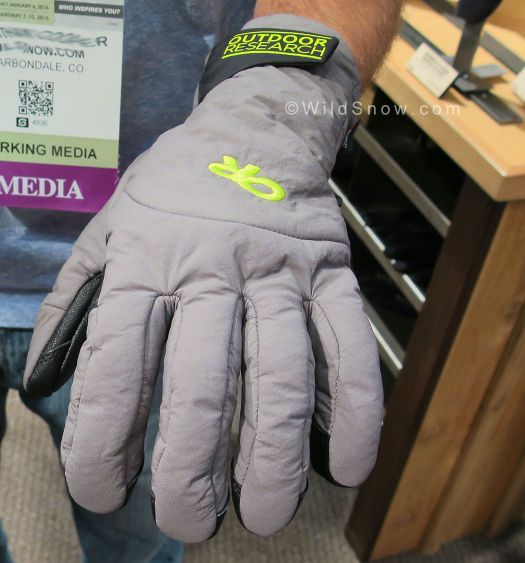 The new Lodestar Sensor glove by Outdoor Research.