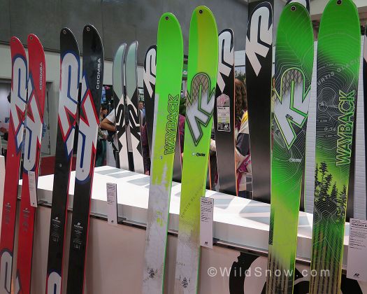 K2 backcountry skis have new graphics for fall 2016.
