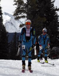 2016 Power of Four winners John Gaston and Max Taam at the last transition, 'Gondeback' on Aspen Mountain. 2016 Power of Four winners John Gaston and Max Taam at the last transition, 'Gondeback' on Aspen Mountain.