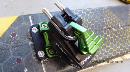 I used plenty of epoxy, including use as thread locker (adjusted for boot sole length before epoxy cures, reverse with heat). I used plenty of epoxy, including use as thread locker (adjusted for boot sole length before epoxy cures, reverse with heat).