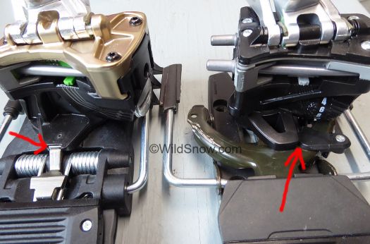Features that prevent heel unit rotation while in tour mode are important with Radical series bindings. Features that prevent heel unit rotation while in tour mode are important with Radical series bindings.