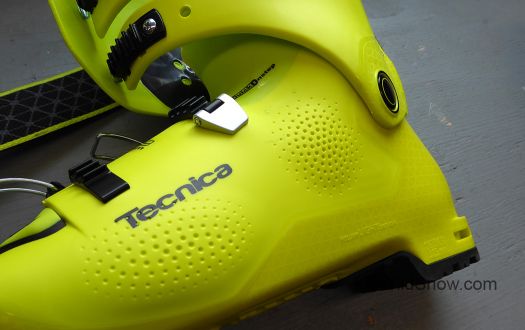 The boot is 'pre punched' for average foot shape, not sure what purpose the cluster of divots really serves but it probably makes punching easier. The boot is 'pre punched' for average foot shape, not sure what purpose the cluster of divots really serves but it probably makes punching easier.