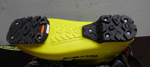 A swap sole system is there, presumably with an available set of alpine DIN sole blocks. A swap sole system is there, presumably with an available set of alpine DIN sole blocks.