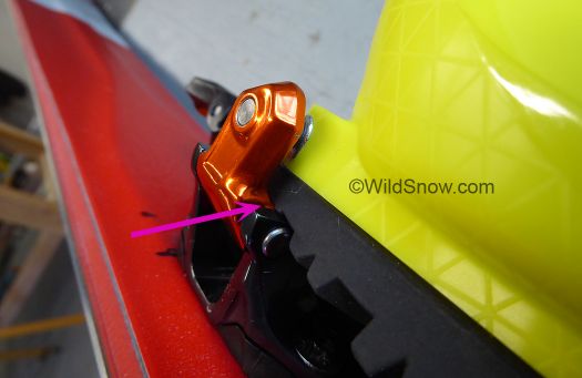 In our opinion, the sole rubber at the toe might be a millimeter or 2 too thick, easy to skive some off, but don't forget to do so if you want you bindings working correctly. In our opinion, the sole rubber at the toe might be a millimeter or 2 too thick, easy to skive some off, but don't forget to do so if you want you bindings working correctly.