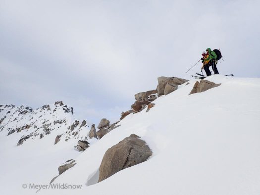 Vince and Alex picking a line from a ridge near camp (Joe took a bunch of great photos that should be up on his gallery soon). Vince and Alex picking a line from a ridge near camp (Joe took a bunch of great photos that should be up on his gallery soon).