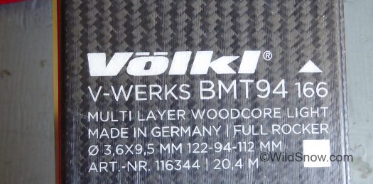 Modern skis often include information about what size hole to drill. Modern skis often include information about what size hole to drill.