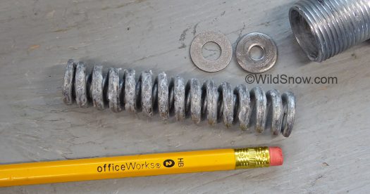 Vertical release springs do not mess around, plenty of length. Vertical release springs do not mess around, plenty of length.