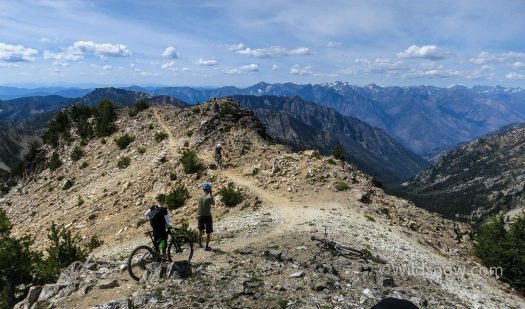 IMG_1088-August 13, 2016-5 At 8,000 feet, our high point of the day. Lake Chelan is in the valley just beyond, with the North Cascades beyond that.