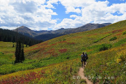 Hiking to CB Hiking to CB